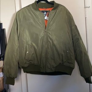 Plus Puffer Bomber Jacket
